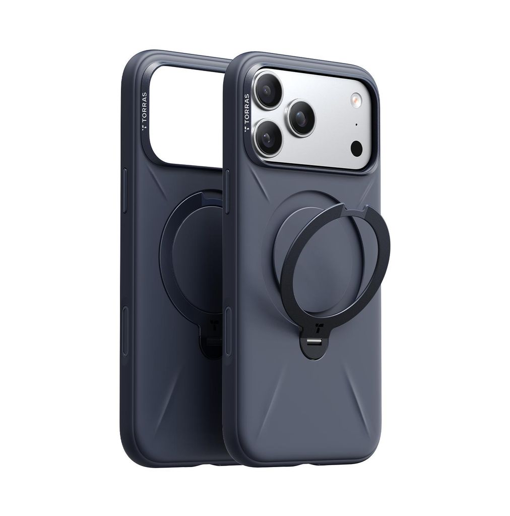 Ostand Spin Softune Series Iphone 17 Pro Max Navy Blue Produktbild 