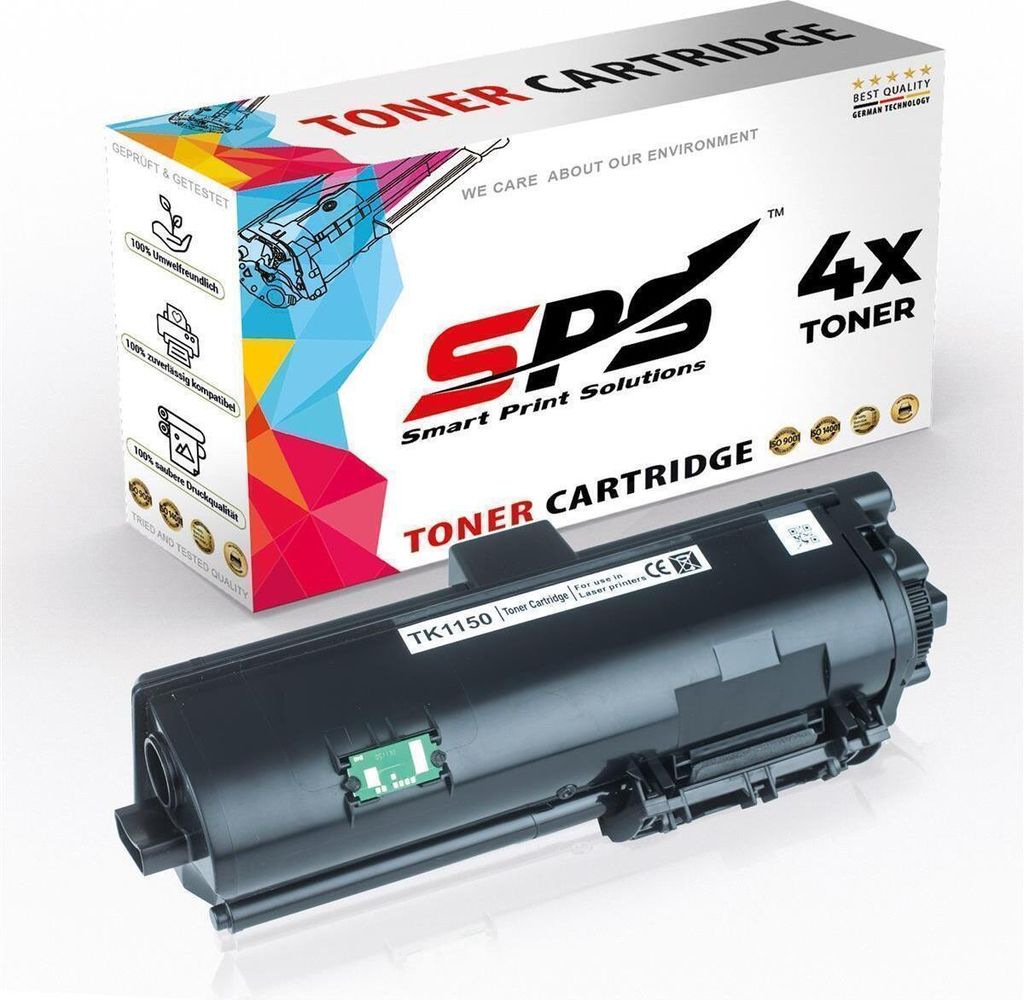 4x Kompatibel Kyocera TK-1150 Toner Schwarz für Kyocera Ecosys M2135