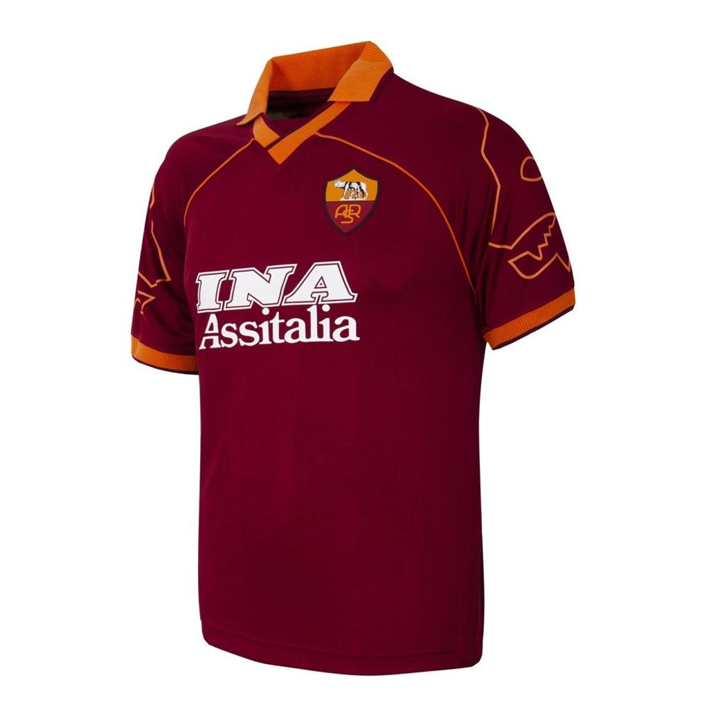 AS Roma Retro Fußballtrikot 1999-2000
