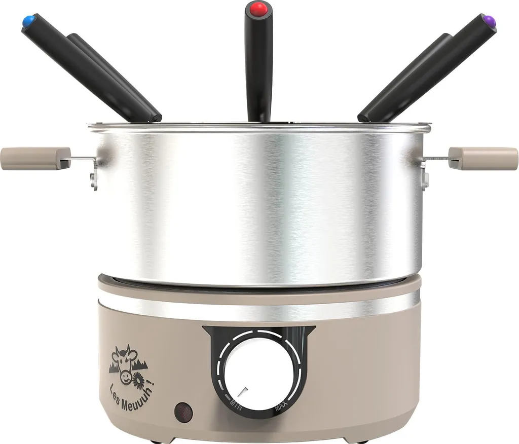 Fondue Meuuuh Little Balance Muscade 6 personnes 650W pour vos soirées