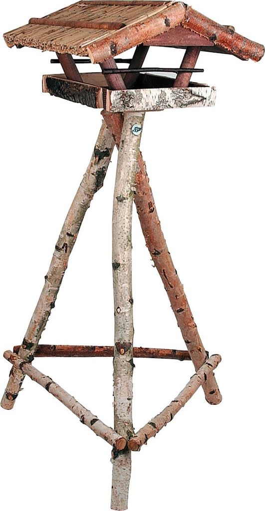 Erdtmanns Vogelhaus Rustikal + Birkenständer