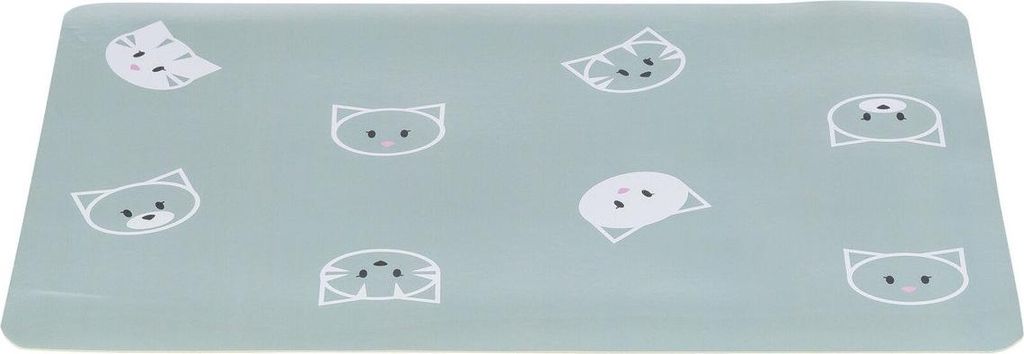 Trixie Napfunterlage Katze Mimi, 44 × 28 cm, salbei