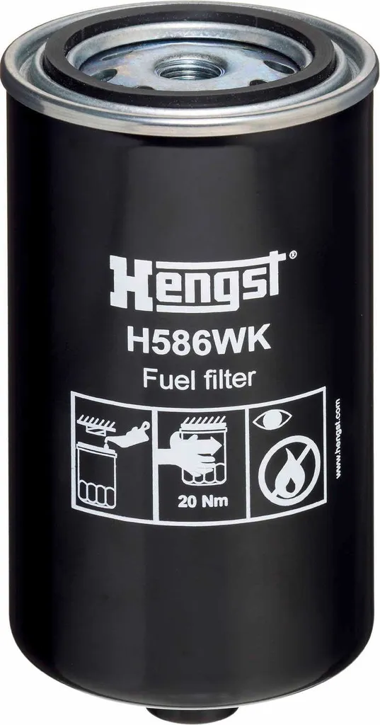Cartouche de filtre à gasoil HENGST compatible CUMMINS et STEYR
