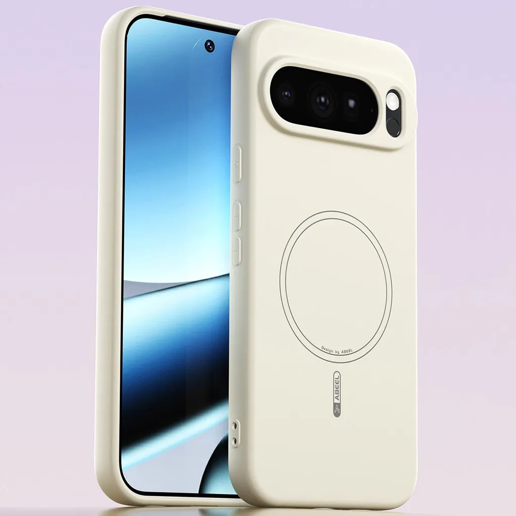 Protezione Pixel 10 Pro XL Silicone Beige | Magnetica e Sicura