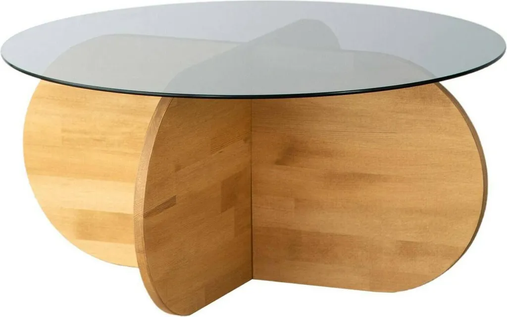 Bagolino Table basse 75x75x35h cm Chêne marron avec Porte-revues intégré
