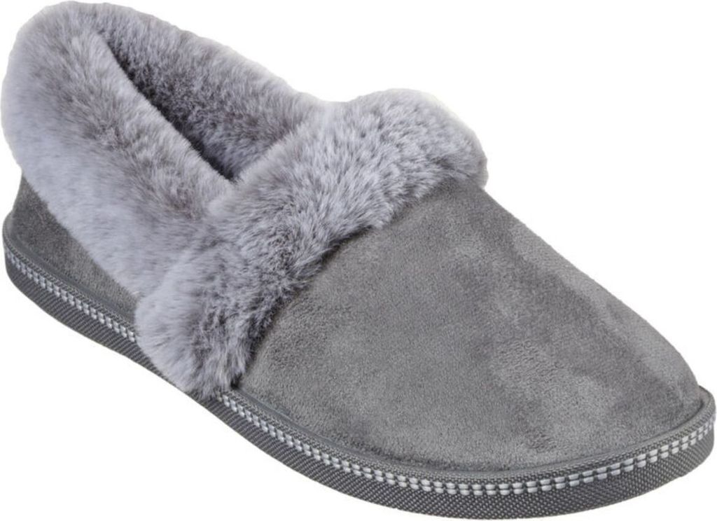 Skechers CALI Damen Slipper COZY CAMPFIRE TEAM TOASTY Grau, Produktbild 