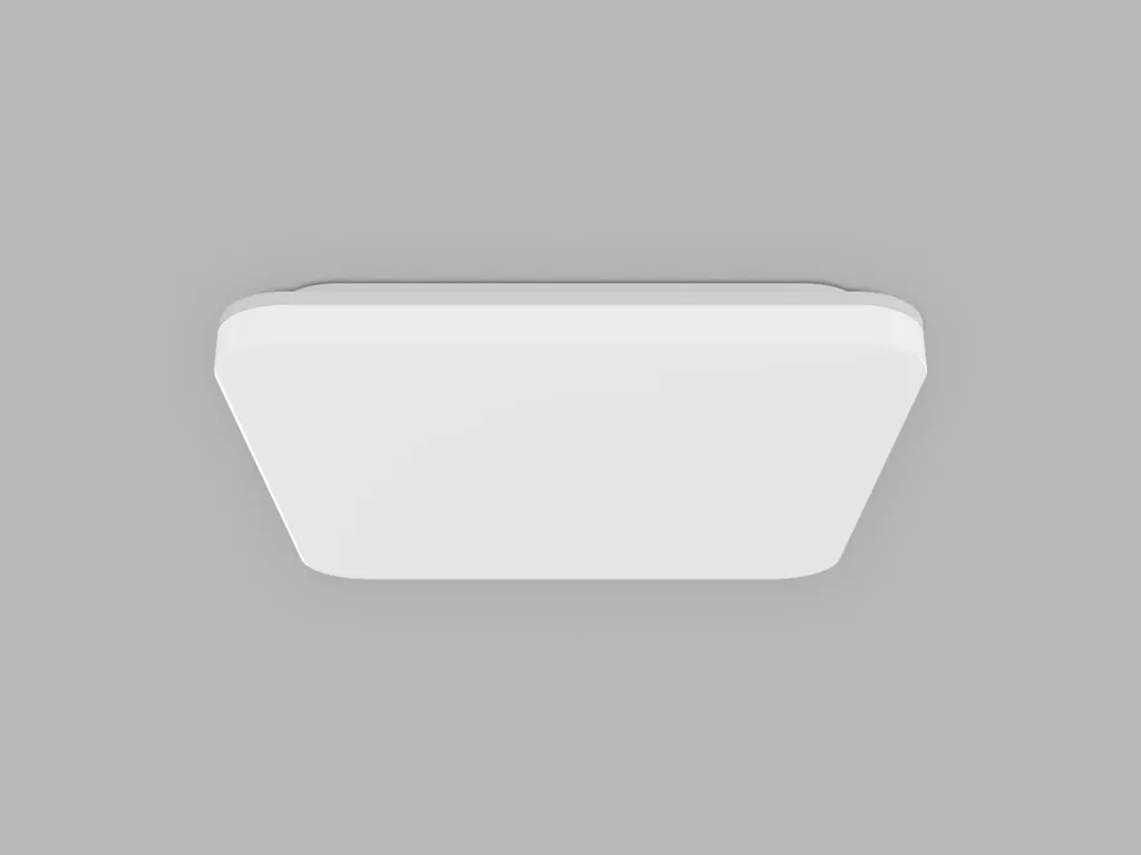 Plafonnier LED SQUARE III 38W 400x400 mm Blanc IP54 avec Option 3CCT