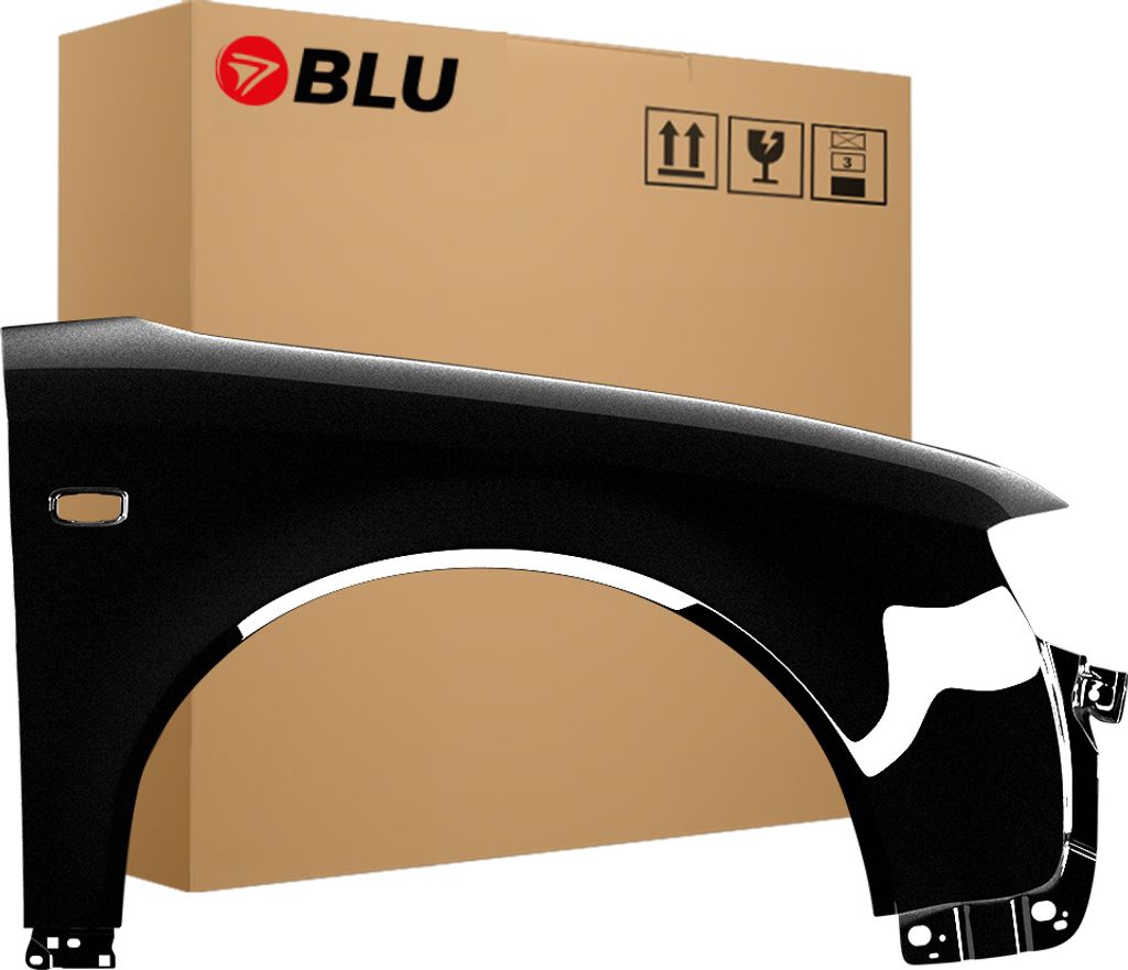 BLU Kotflügel Passend für Audi A4 B6 LZ9Y Rechts Schwarz Produktbild 