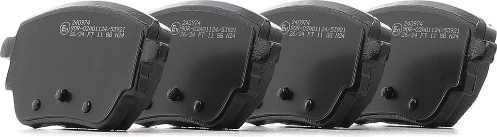 METELLI Bremsbeläge Satz Hinten Bremsklötze passend für MERCEDES-BENZ A-Klasse (W177) 22-1195-0