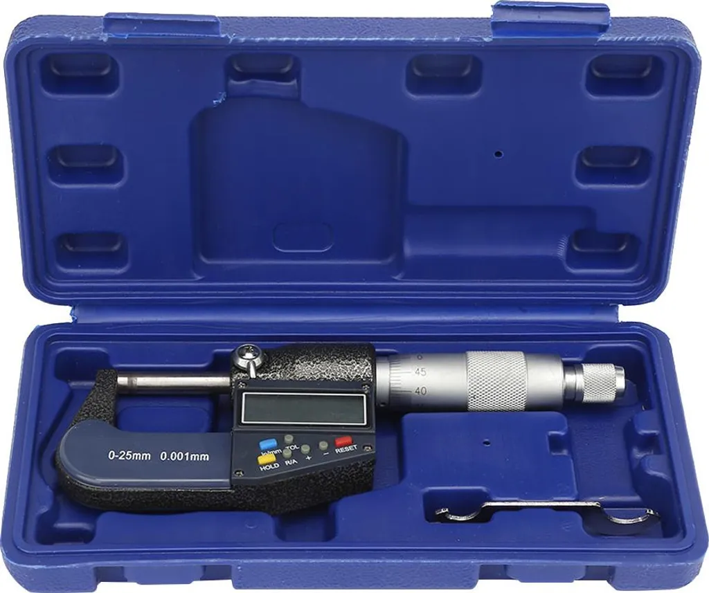 Micromètre 0-25 mm numérique pour usinage de pièces et contrôle qualité