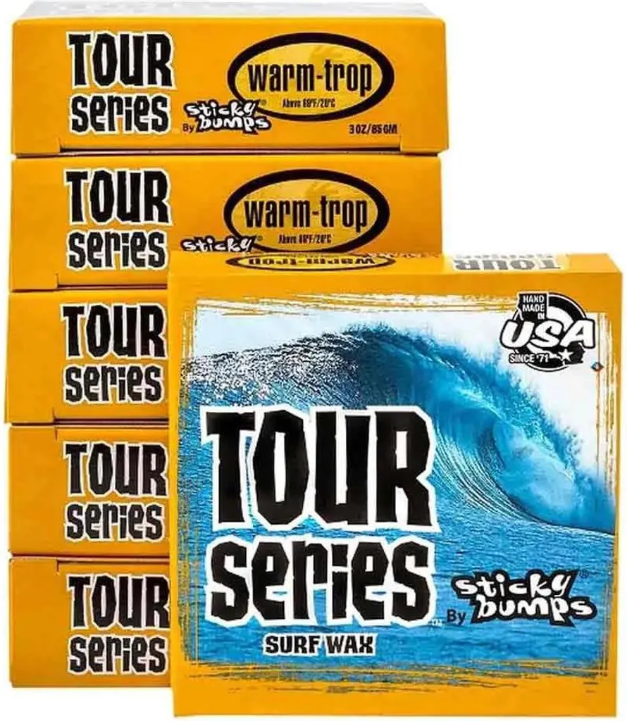 Cera Surf Sticky Bumps Tour Series Tropical +20°C Arancione - Shop Online