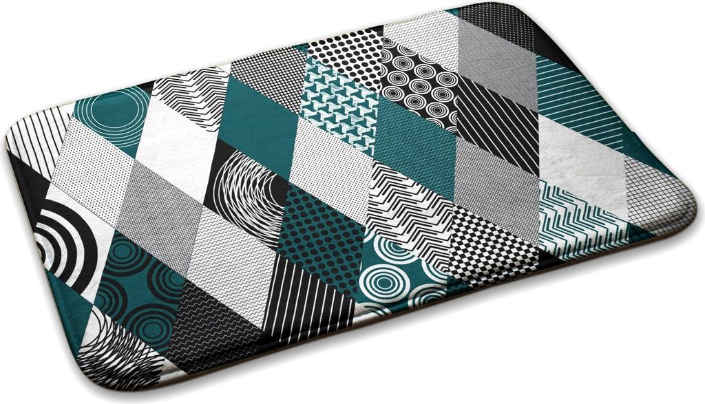 Teppich Teppich Wohnzimmer Schlafzimmer Modern - 90 cm x 60 Produktbild 