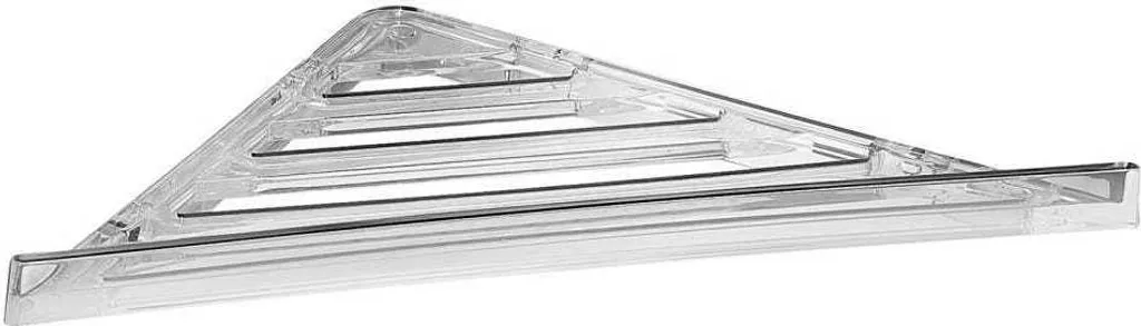 Mensola Doccia Angolare Cromo Professionale - Kit Fissaggio Incluso