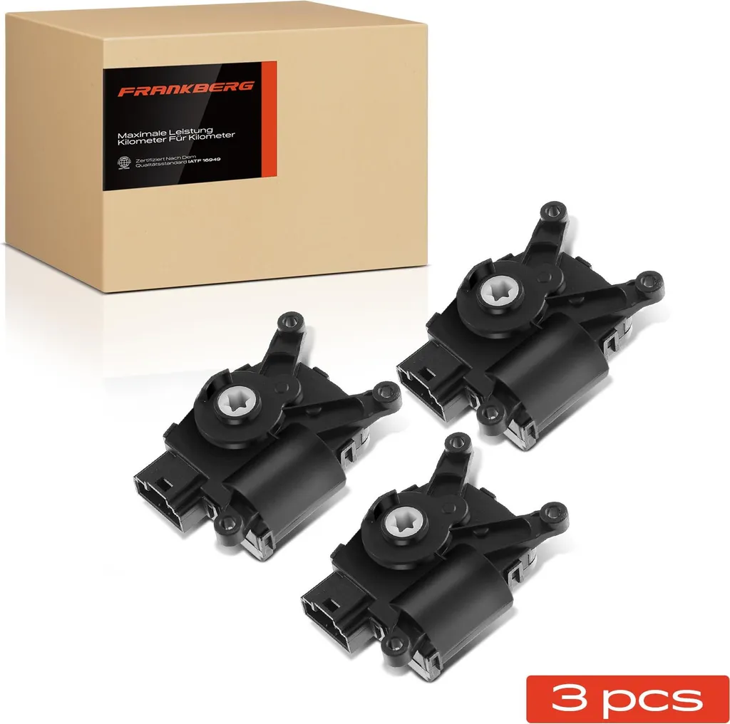 Frankberg 3x Moteur de Registre de Climatisation VW Golf 5 6 Audi Q3