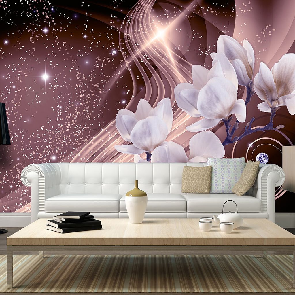Basera Selbstklebende Fototapete Orchideenmotiv b-A-0237-a-c, mit UV-Schutz, 245x175 cm