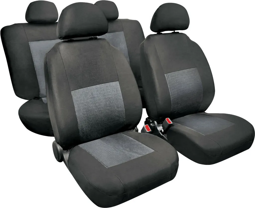 Sport Set Coprisedili Jacquard Grigio - Massima Resistenza e Grip