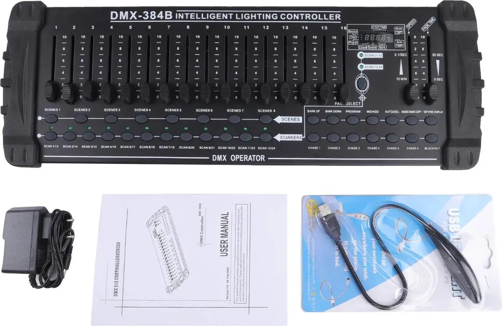 Gérez vos Lumières sans Latence avec le Contrôleur DMX 384 Canaux MIDI