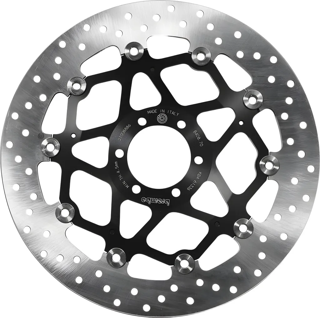 Disque Flottant 78B40870 Brembo Acier Inox 320mm Epaisseur 5mm Or