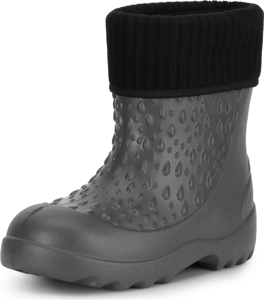 Ladeheid Kinder Mädchen Jungen leichte Eva Gummistiefel Regenstiefel LADW007 (Graphite 9490, 24/25 EU)