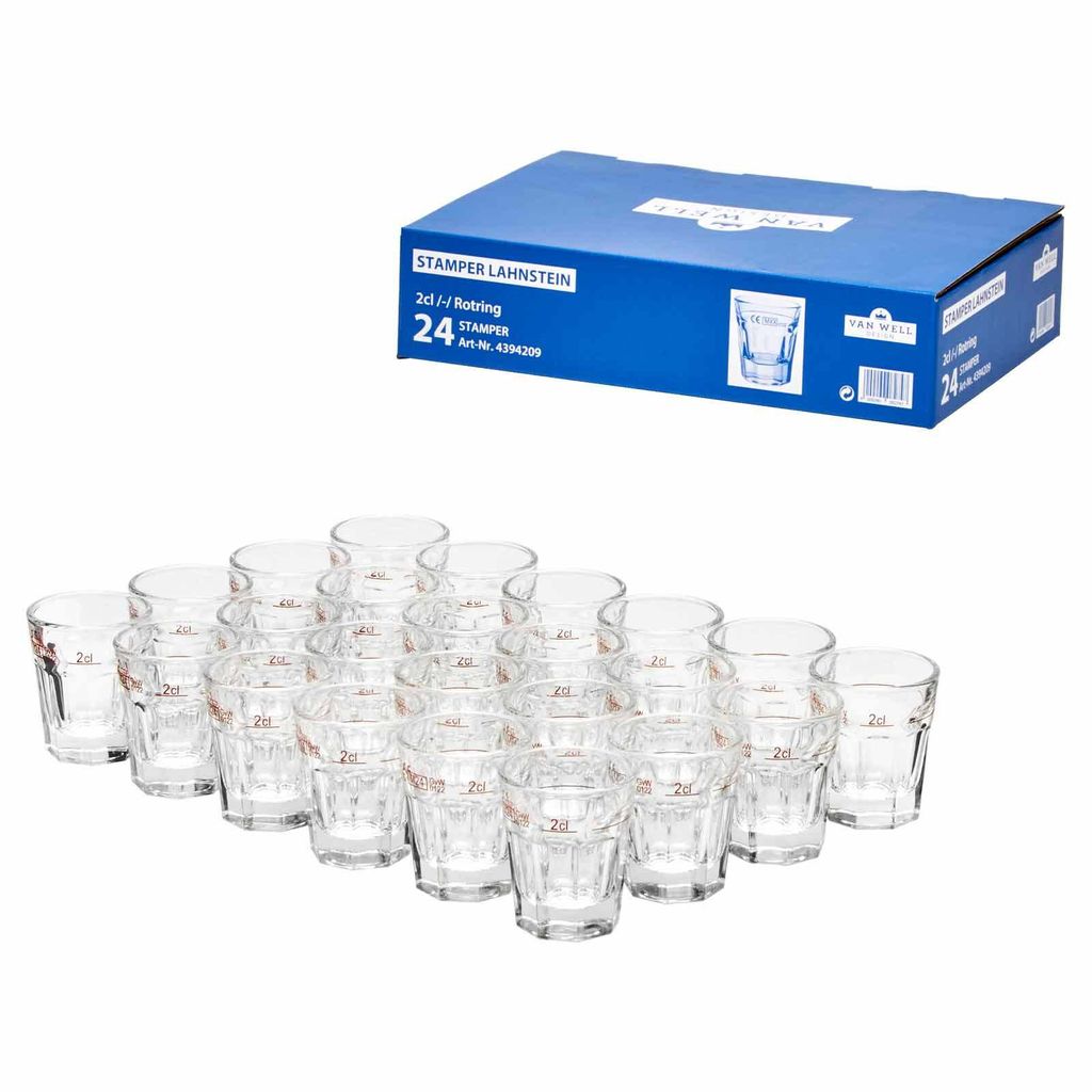 Set di 6 Bicchieri da Liquore in Cristallo con Stelo The Vintage List | IT