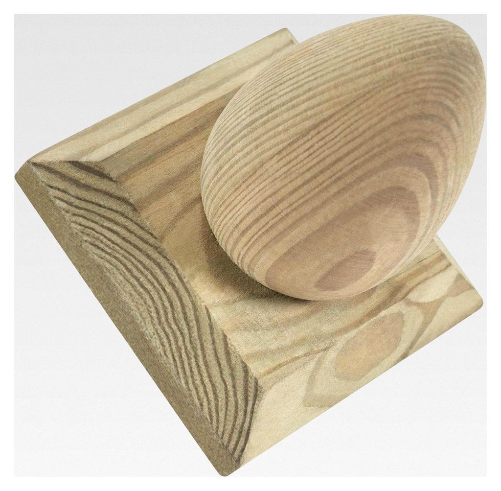2 x BIRNE/EI HOLZ IMPRÄGNIERT 80 x 80 MM