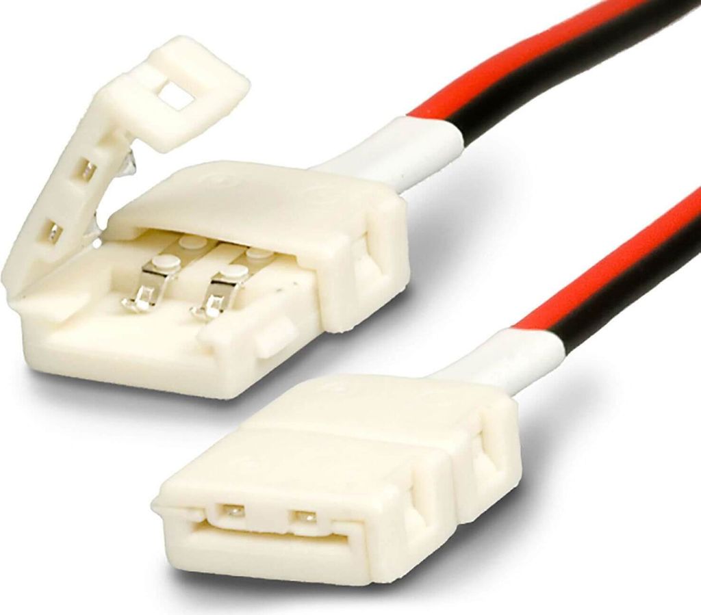 ISOLED Clip-Verbinder mit Kabel C1-28 für 2-pol. IP20 Flexstripes 8mm, Pitch >12mm