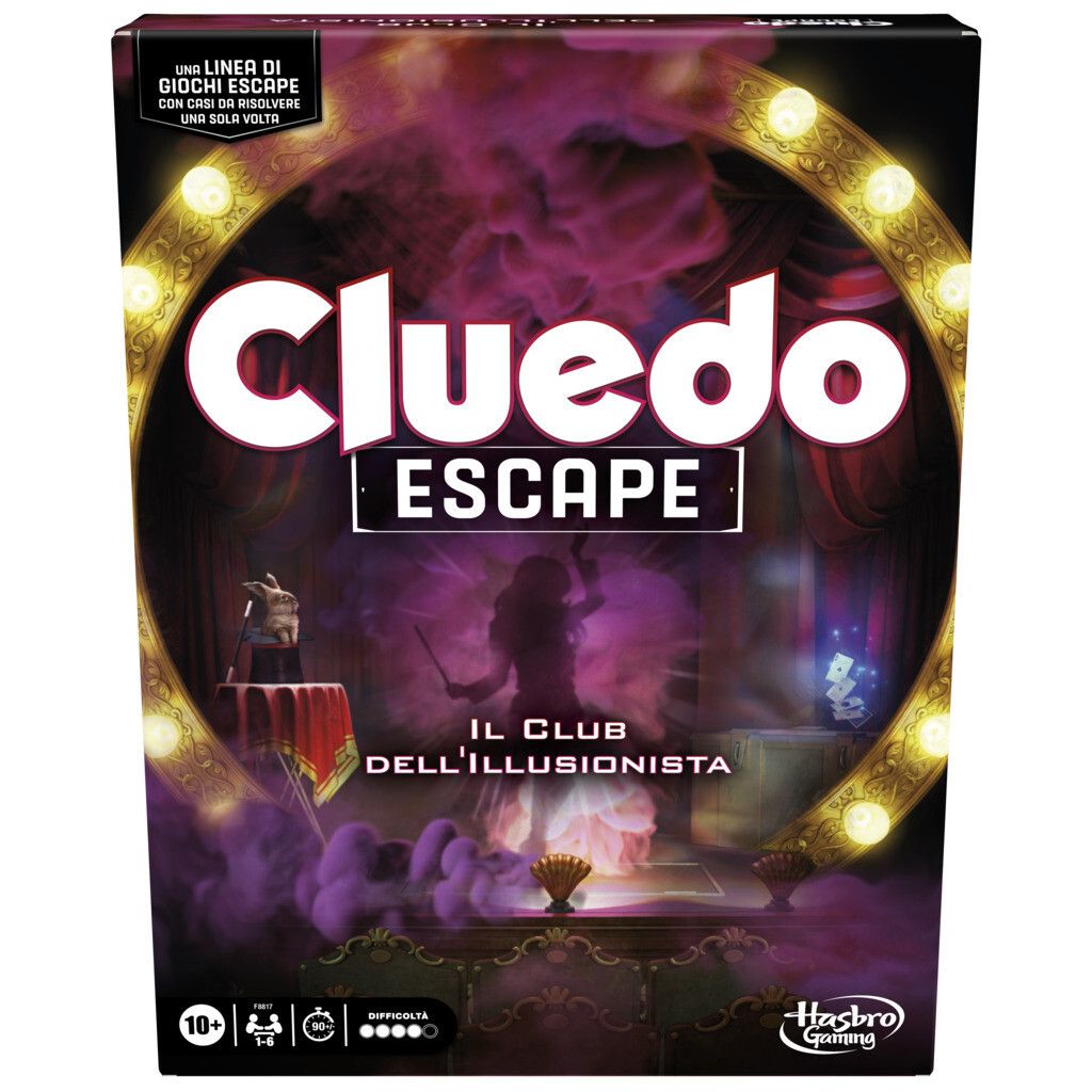 Cluedo Escape: The Illusionist's Club Brettspiel Flucht