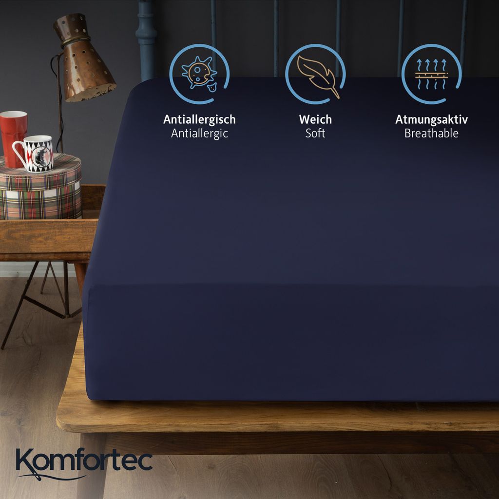 Komfortec Spannbettlaken 140x200 cm, Bettlaken Produktbild 4