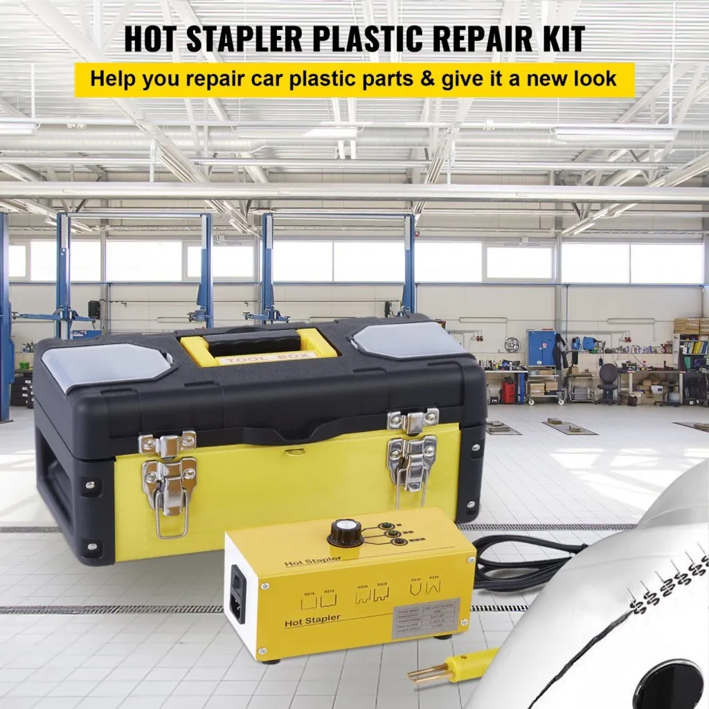 Réparation pare-choc et plastique : agrafeuse à chaud Kun avec kit 220V