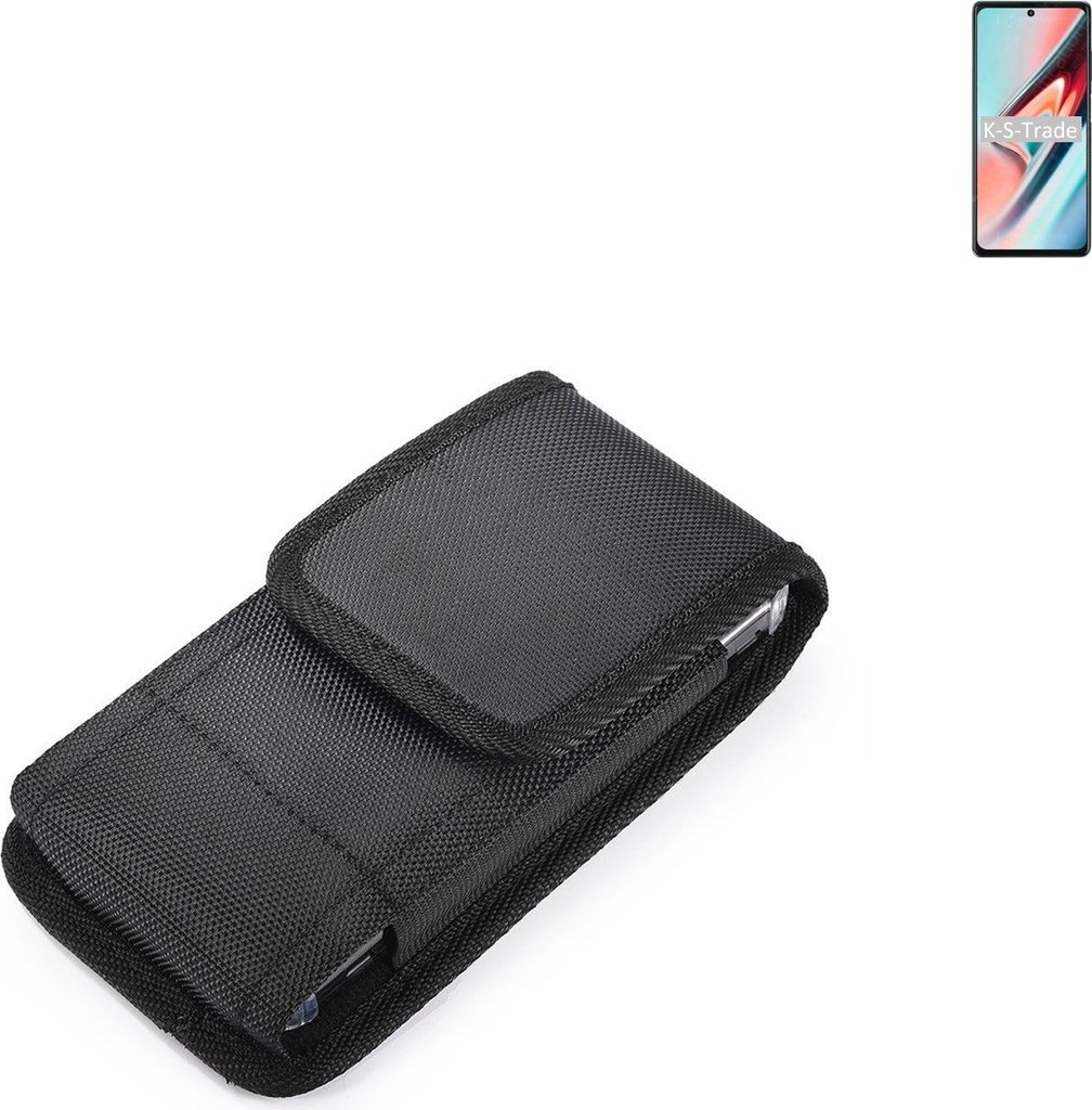 Holster Gürteltasche kompatibel mit Blackview A100 Holster Gürtel Tasche wasserabweisend Handy Hülle Schutz Hülle Outdoor schwarz K-S-Trade