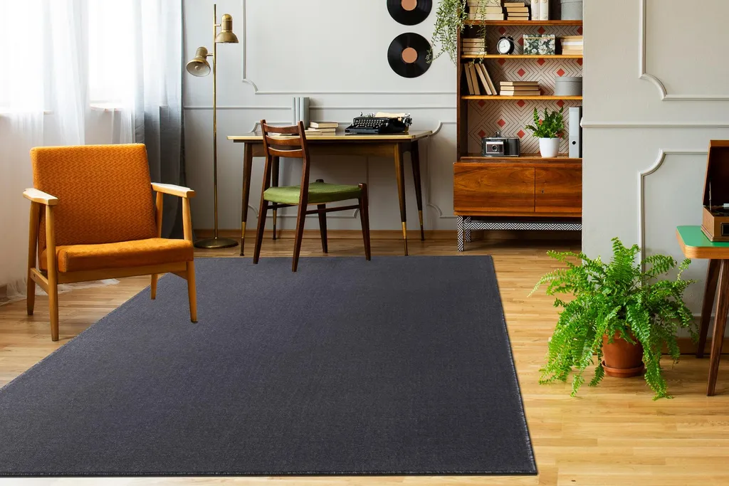 Tapis Anthracite 99 Moelleux et Durable SÉDUCTION - Format 1,5x3,5m - 5