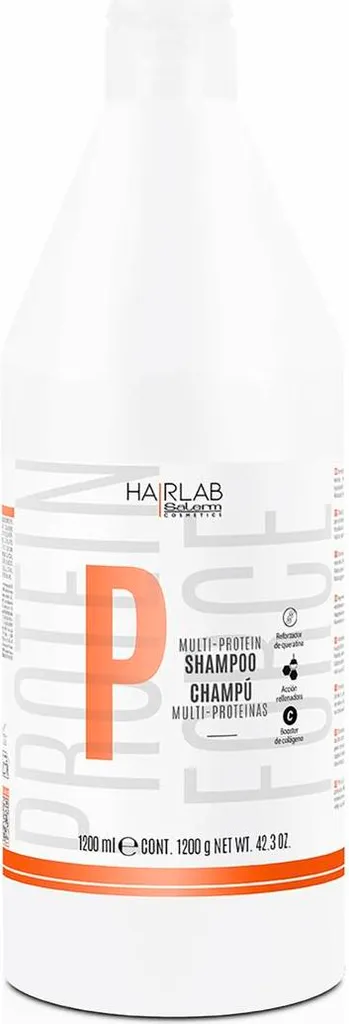 Shampooing Multi-protéines Salerm 1200ml Haute Capacité et Nutrition