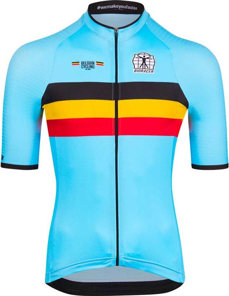 Bioracer Belgium Icon Classic Kurzarm-radtrikot Mehrfarbig XS Mann Mehrfarbig XS