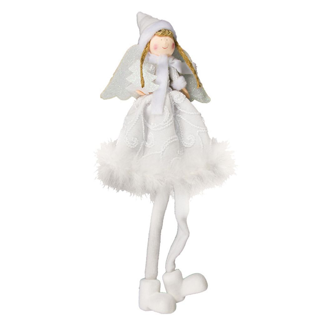 Wine Top Cover realistischer staubdichtes niedliches Engel Puppenformflaschenabdeckung für Weihnachten-Silber