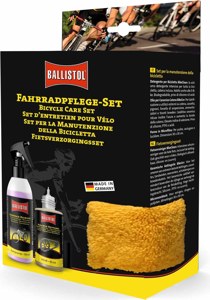 BALLISTOL 28130 Fahrradpflege-Set - 3-tlg. Produktbild 