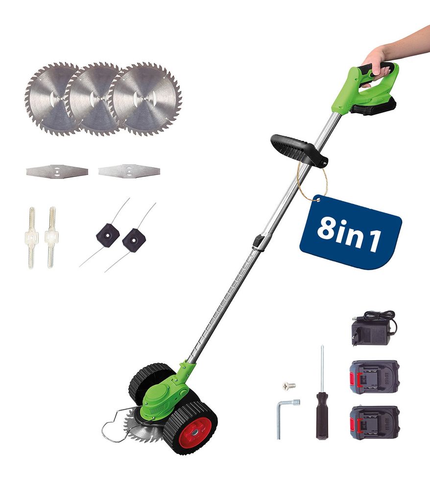 A collection of garden tools and accessories displayed against a white background.