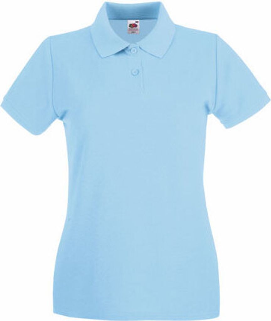 Fruit of the Loom - Lady-Fit Premium Polo - Sky Blue - XXL Produktbild 