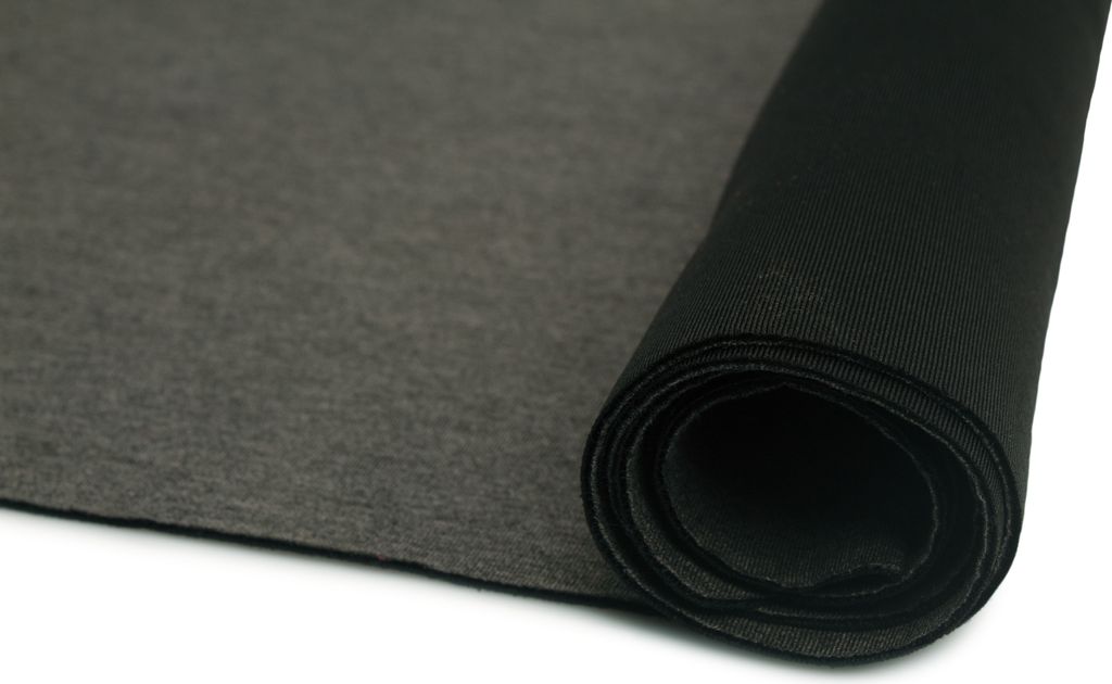 Scuba Neopren Schaumstoff, Taucher, Dunkelgraue Melange Produktbild 