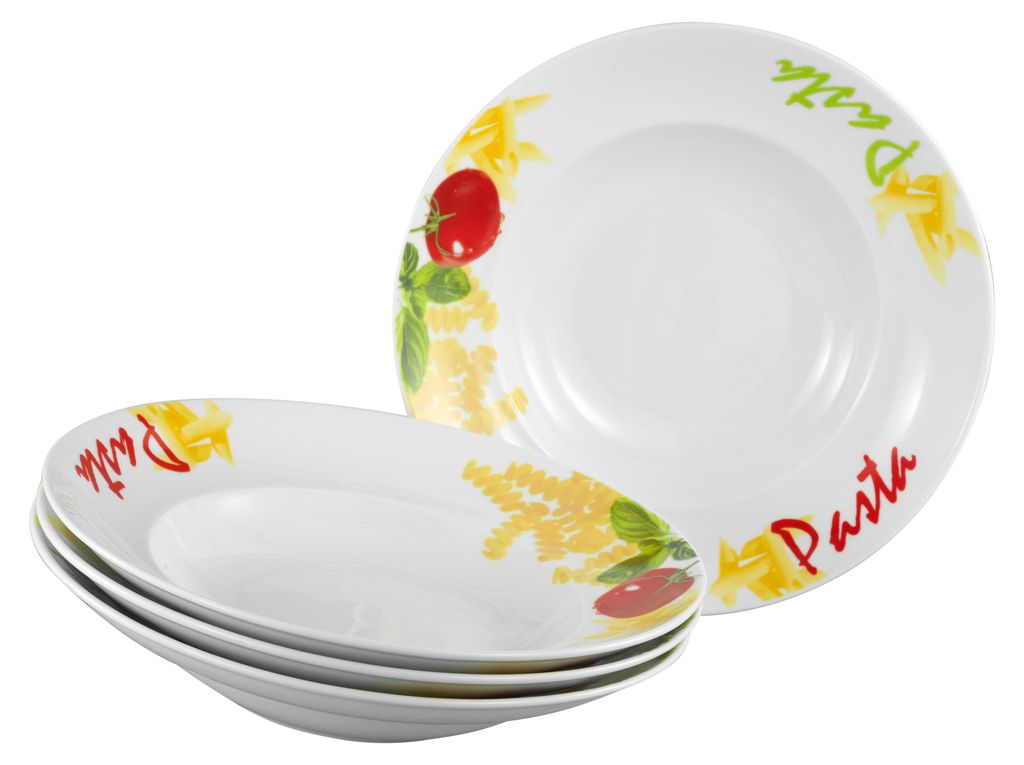 CreaTable, 24444, Milano Pasta, Pastateller 4-tlg, Produktbild 