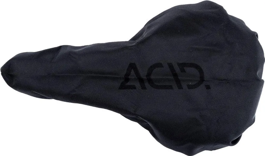Couvre-selle de Vélo Imperméable Noir Acid Rain pour Selles 140-180 mm