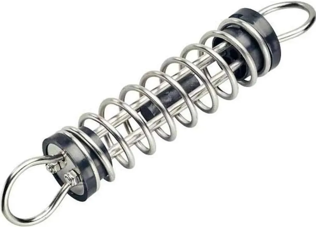 Ressort de couchage pour amarrage au port Plastimo argenté de 7 mm