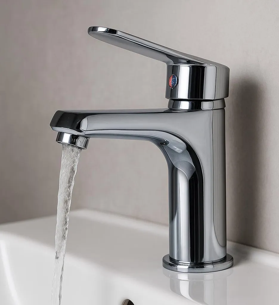 Miscelatore Lavabo Nagano Cromo: Eco-Friendly con Set Installazione