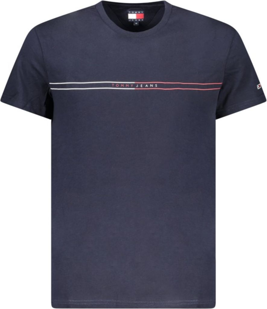 Tommy Hilfiger Jeans Dunkelblaues grafisches T-Shirt – Xxl