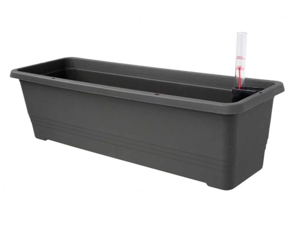 Cassetta di plastica auto-irrigante BERGAMOT 60x20x17cm Immagine del prodotto 