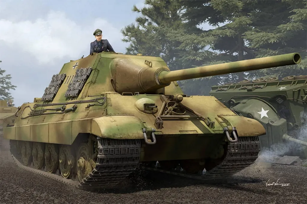 Jagdtiger Sd.Kfz.186 Henschel idéal pour Diorama Militaire Réaliste