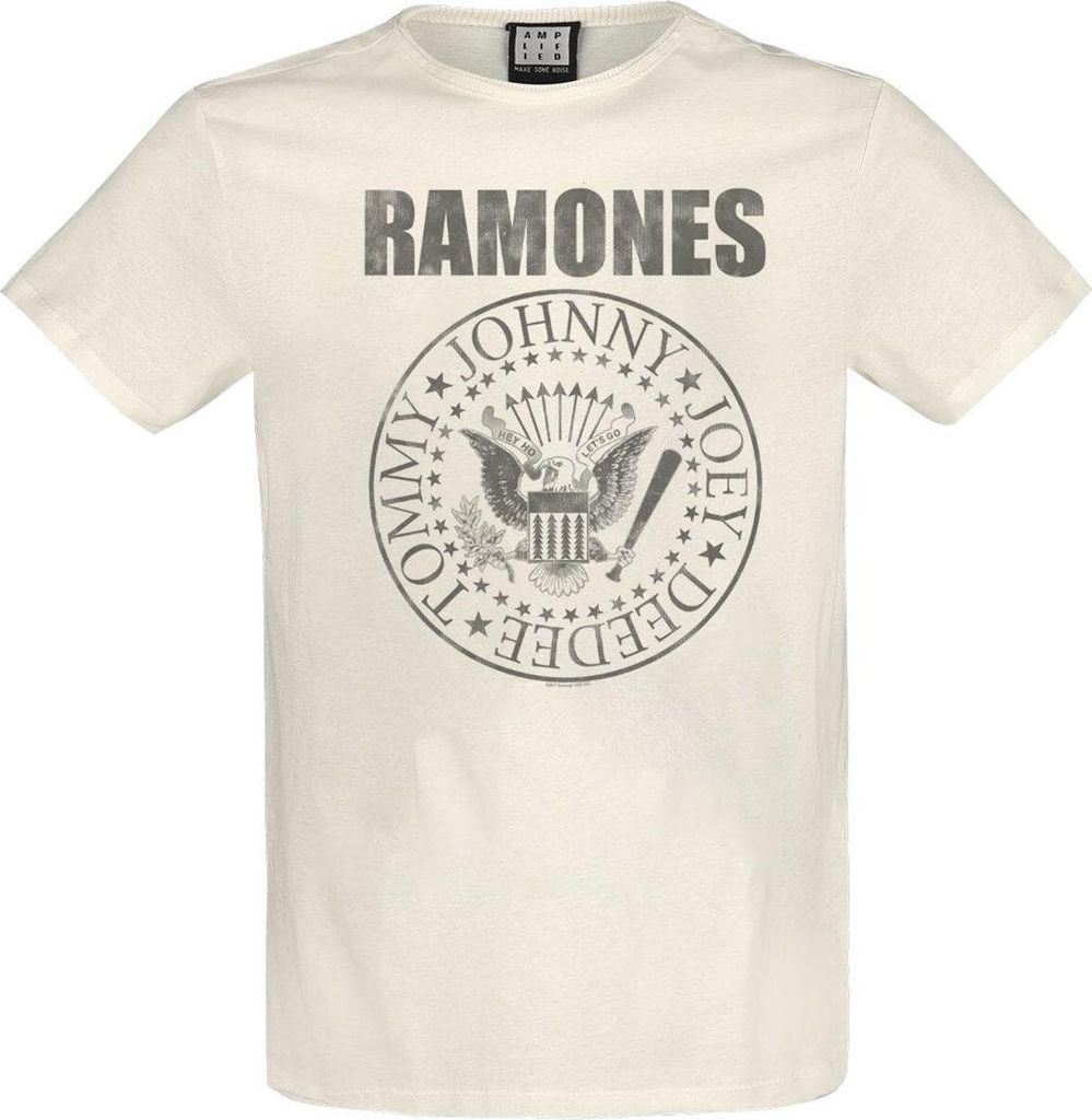 Amplified - "Vintage Shield" T-Shirt für Herren/Damen Uni GD3353 (3XL) (Altweiß)
