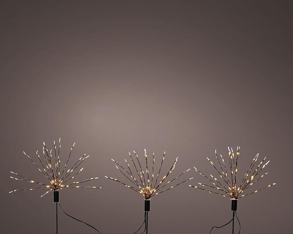 Dekoratives Mikro-LED Feuerwerks-Feuer, Blinklicht. Lumineo