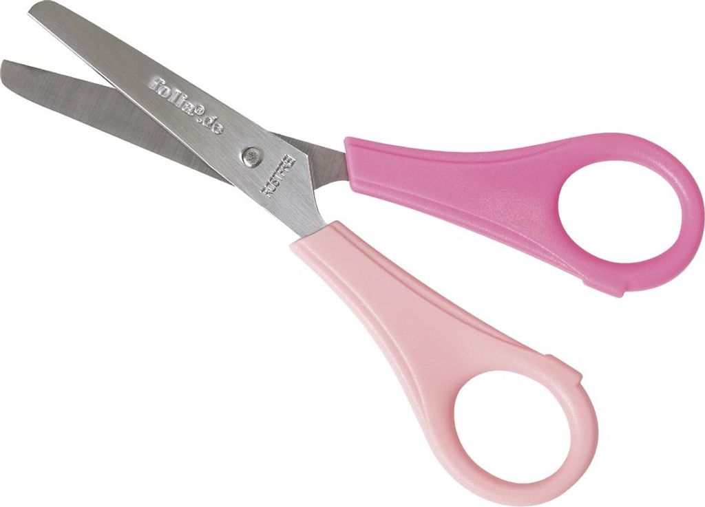 folia Kinder-Bastelschere rund Linkshänder Länge: 135 mm Produktbild 