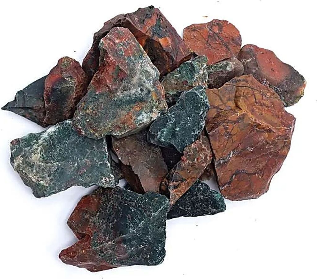 Rauer Blutstein (Heliotrop) – ±3–8 cm; ±1000g