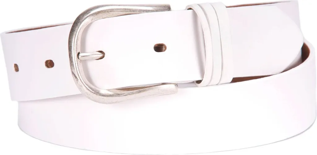 Tamaris Leather Belt W115 White: La Cintura in Pelle di Alta Qualità
